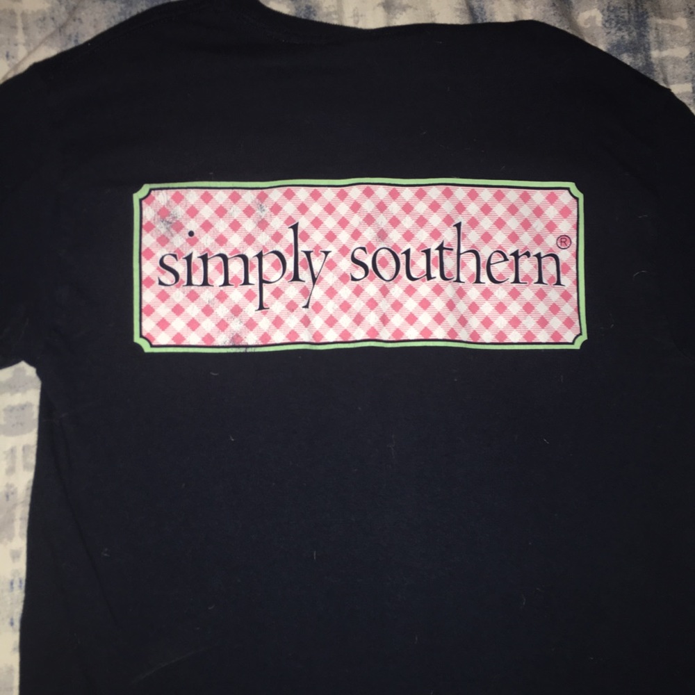 Simply Southern navy long sleeved top